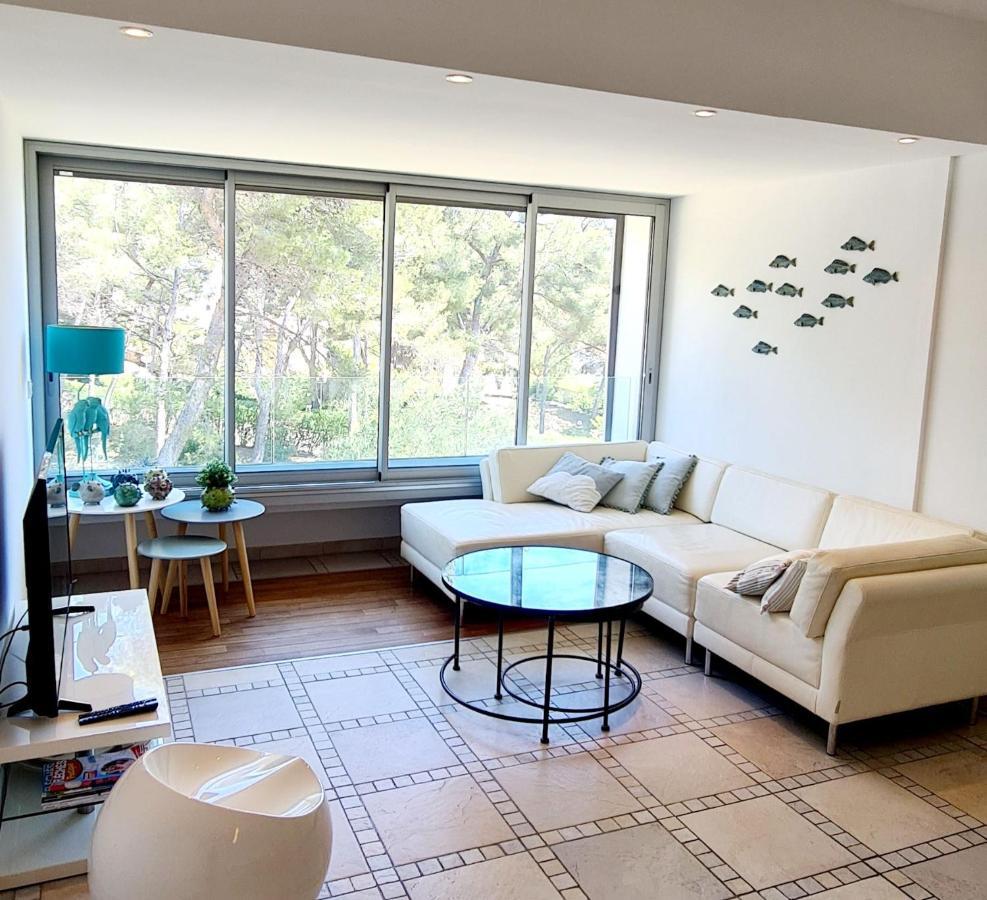 Superbe Appartement Dans Cadre D'Exception - Piscine, Plage Et Tennis Prive Bandol Exteriér fotografie